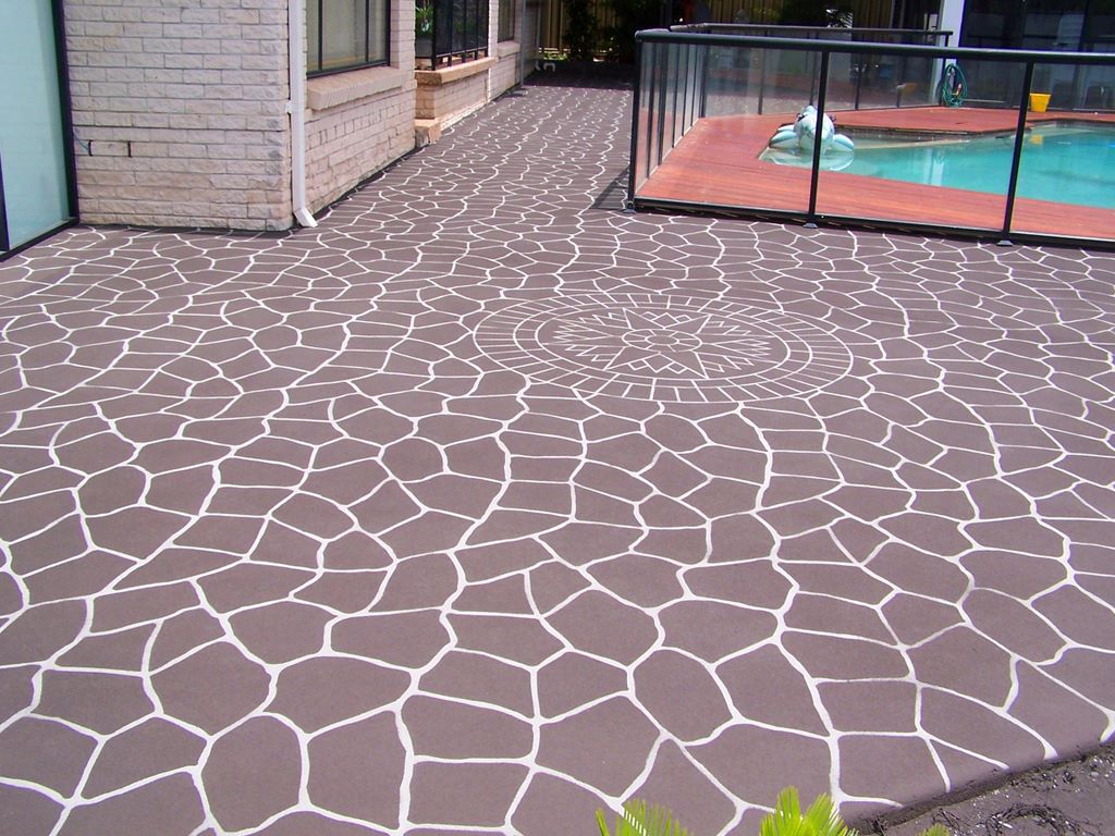 Transform Your Garden Path By Using Concrete Stencils.